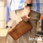 Ví cầm tay nam Lano thời trang cao cấp VCTN046 - trên tay