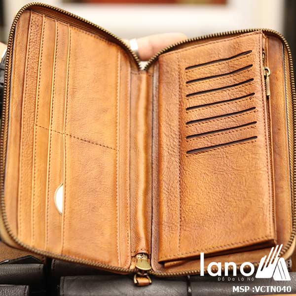 Ví Câm tay nam Lano thời trang sang trọng đẳng cấp cho phái mạnh VCTN040 - bên trong