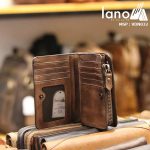 Ví da bò Lano thời trang nam tính đẳng cấp cho phái mạnh VDN032 nâu vàng - bên trong