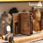 Ví da bò Lano thời trang nam tính đẳng cấp cho phái mạnh VDN032 nâu vàng - bên trong