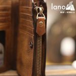 Ví da bò Lano thời trang nam tính đẳng cấp cho phái mạnh VDN032 nâu vàng