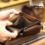 Ví da bò Lano thời trang nam tính đẳng cấp cho phái mạnh VDN032 nâu vàng - bên trong