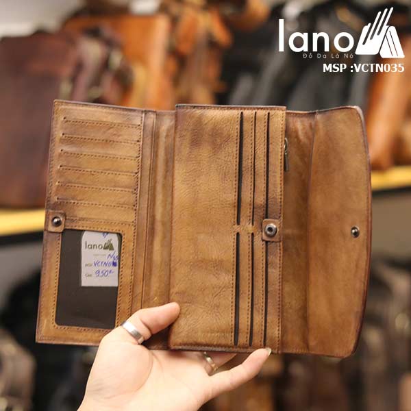 Ví dài cầm tay thời trang tự tin thể hiện cá tính VCTN035 - bên trong