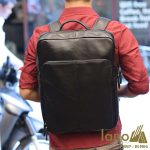 Balo da bò cho nam thời trang giá rẻ đựng Laptop Lano BLN06 đeo lưng