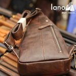 Túi đeo ngực nam da bò thời trang cao cấp mẫu mới 2018 TDL55 - mặt sau