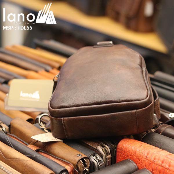 Túi đeo ngực nam da bò thời trang cao cấp mẫu mới 2018 TDL55