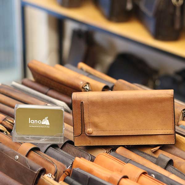 Ví dài cầm tay nam Lano da bò thời trang sang trọng VCTN055