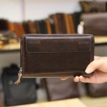 Ví da nam cầm tay Lano 2 khóa kéo sang trọng lịch lãm VCTN029