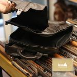 Ba lô da bò thời trang sang trọng Lano BLN09 - bên trong