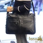Cặp xách da bò thật thời trang công sở CD76 - đeo chéo
