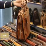 Cặp xách nam đeo chéo thời trang sang trọng CD77 - cạnh bên