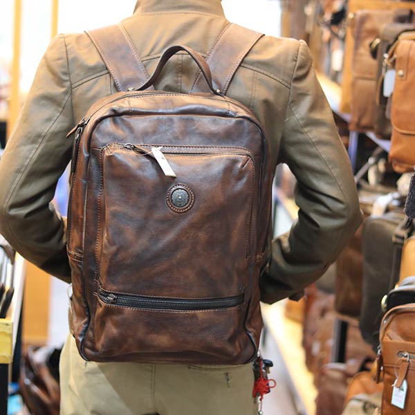 Balo da nam Lano cao cấp 100% từ da bò nhập khẩu BLN20