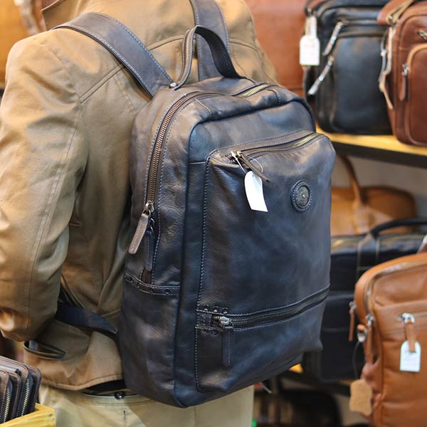 Balo da nam Lano cao cấp 100% từ da bò nhập khẩu BLN20