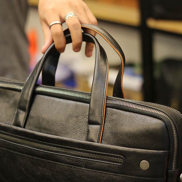 Cặp da nam công sở cao cấp Lano da bò thật CD84