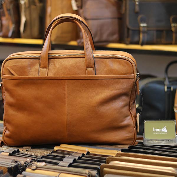 Cặp da nam công sở cao cấp Lano da bò thật CD84