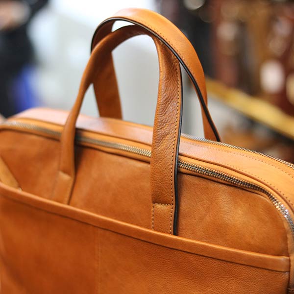 Cặp da nam công sở cao cấp Lano da bò thật CD84 quai xách tay