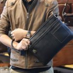 Túi cầm tay nam da bò đẳng cấp cho phái mạnh CLT15 - cầm tay