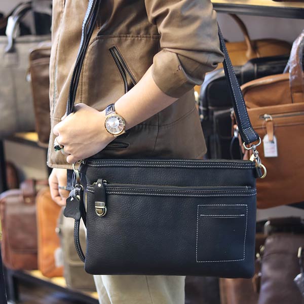 Túi cầm tay nam da bò đẳng cấp cho phái mạnh CLT15 - cầm tay