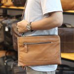Túi cầm tay nam da bò mẫu mới 2019 CLT14 đeo chéo
