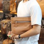 Túi cầm tay nam da bò mẫu mới 2019 CLT14 cầm tay