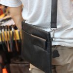 Túi cầm tay nam da bò thời trang mới nhất 2019 Lano CLT16 đeo chéo