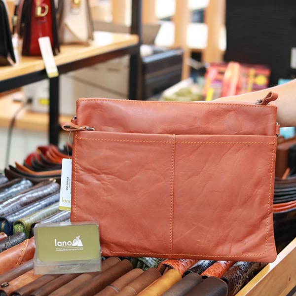 Túi cầm tay nam da bò thời trang mới nhất 2019 Lano CLT16