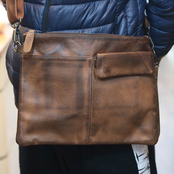 Túi cầm tay nam da bò thời trang mới nhất 2019 Lano CLT16