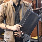 Túi da nam cầm tay Lano nam tính lịch lãm CLT12 - cầm tay