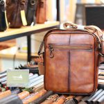 Túi da nam đeo chéo Lano mới lạ KT121