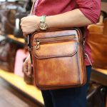 Túi da nam đeo chéo Lano mới lạ KT121