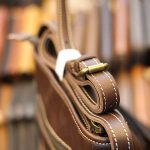 Túi da nam đeo chéo Lano thời trang đọc lạ KT120 góc nghiêng dây đeo chéo