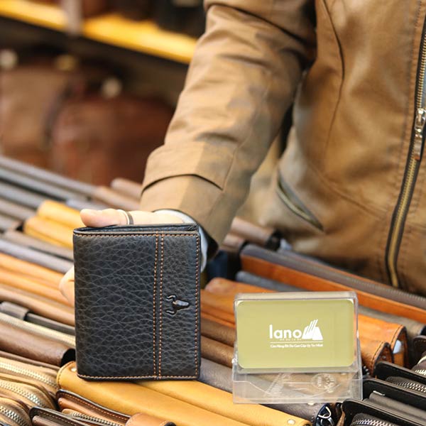 Ví nam da bò thật Lano mẫu mới 2019 VDN050