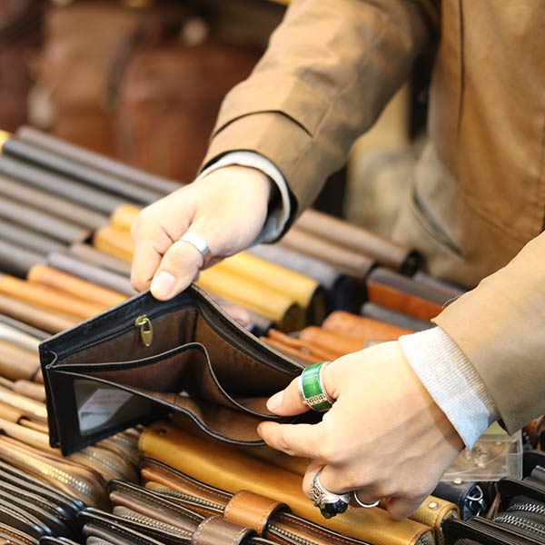 Ví nam da bò thật Lano mẫu mới 2019 VDN050 - ngăn trong