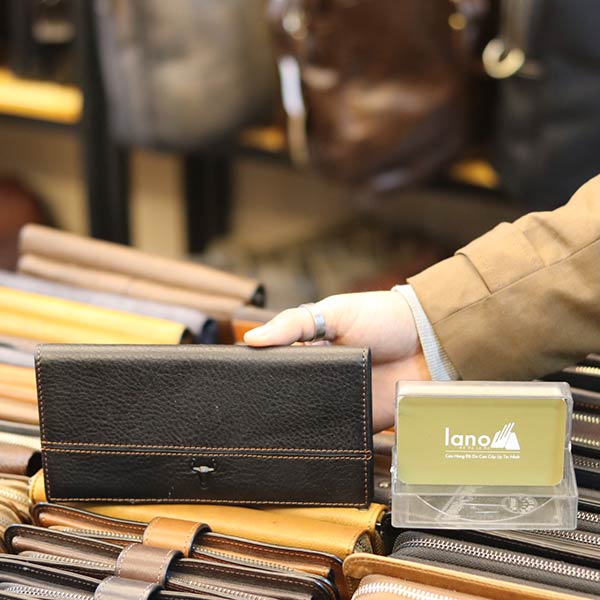 Ví cầm tay nam da bò Lano mẫu mới 2019