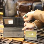 Ví cầm tay nam da bò Lano mẫu mới 2019 bên trong