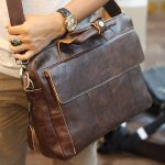 Cặp nam da bò đựng Laptop 14 inch mẫu mới 2019 CD91 đeo chéo