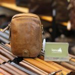 Túi da nam mini Lano kiểu dáng thời trang mới lạ KT137
