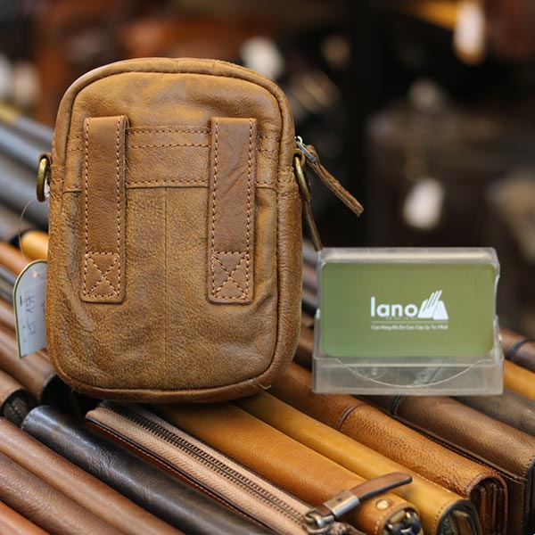 Túi da nam mini Lano kiểu dáng thời trang mới lạ KT137