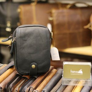 Túi da nam mini Lano kiểu dáng thời trang mới lạ KT137