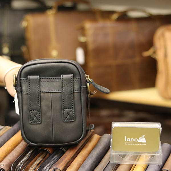 Túi da nam mini Lano kiểu dáng thời trang mới lạ KT137