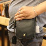 Túi da nam mini Lano kiểu dáng thời trang mới lạ KT137