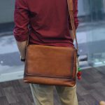 Cặp nam đeo chéo cao cấp da bò thật CD93