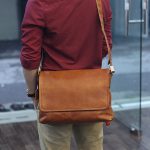 Cặp nam đeo chéo cao cấp da bò thật CD93 - đeo chéo