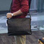 Cặp nam đeo chéo cao cấp da bò thật CD93 - đeo chéo