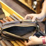 Túi bao tử đeo bụng Lano da bò thật chính hãng Contact TDB010