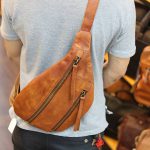 Túi da đeo chéo ngực nam thời trang gọn nhẹ TDL57 - đeo chéo