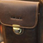 Túi da Lano đeo chéo hông mini chính hãng Contact KT147