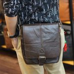 Túi da nam đeo chéo thời trang Lano công sở KT141