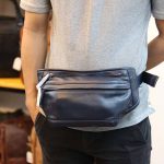 Túi đeo bụng da bò thật Lano đẳng cấp cho phái mạnh TDB009