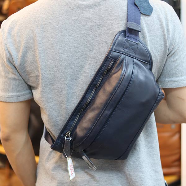 Túi đeo bụng da bò thật Lano đẳng cấp cho phái mạnh TDB009 Túi đeo bụng da bò thật Lano đẳng cấp cho phái mạnh TDB009